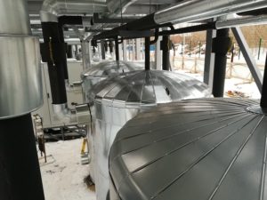 Монтаж теплоизоляции резервуаров