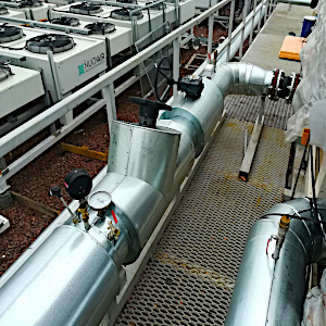 Окожушка труб чиллера